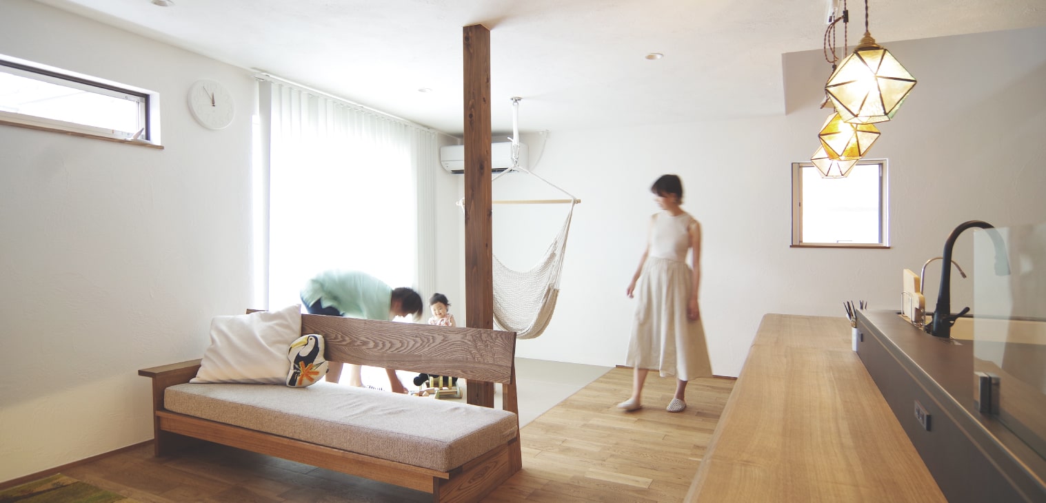 岐阜の注文住宅、施工写真