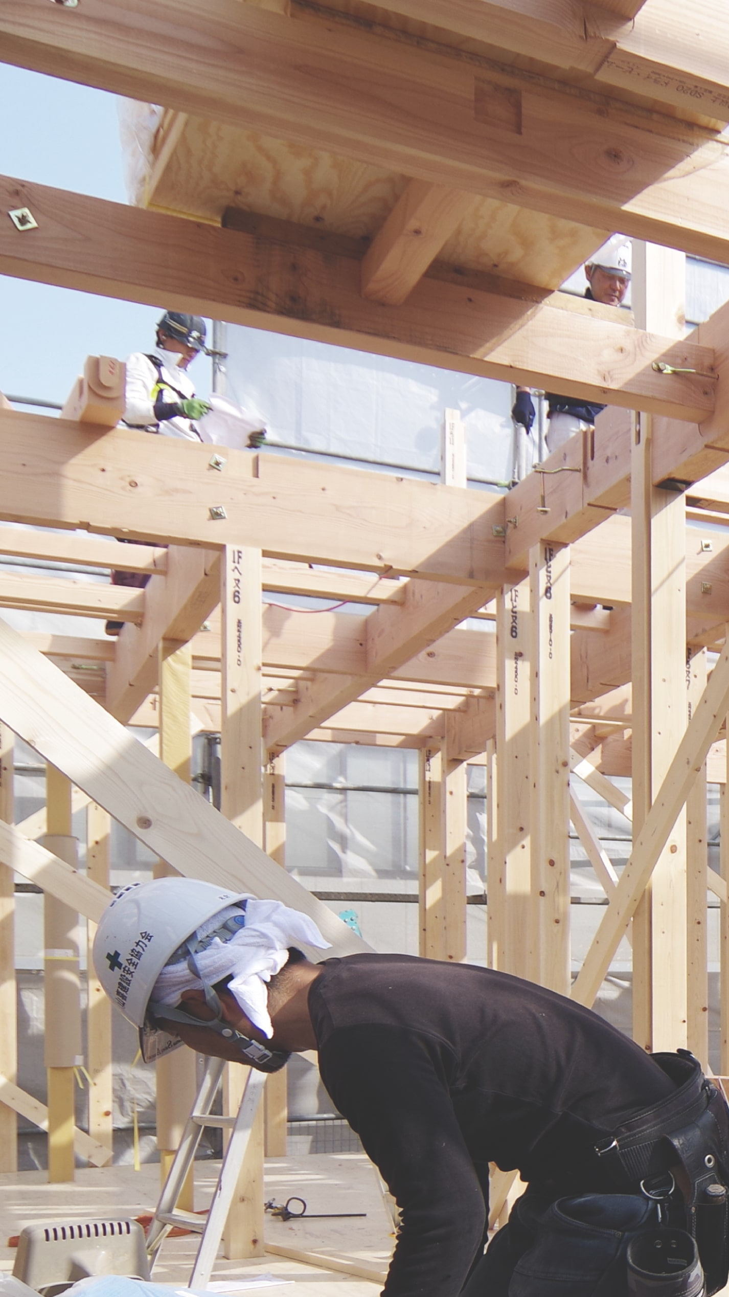 岐阜の注文住宅、施工写真